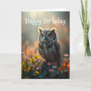 Search for owl bird cards Nature