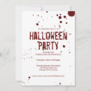 Search for creepy halloween invitations Bloody