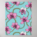 Search for pink orchid posters Gold