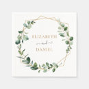 Search for sage wedding napkins Elegant modern script