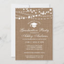 Search for rustic burlap graduation Graduate