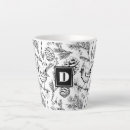 Search for bird drawing mugs Black and white