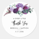 Search for treat bag wedding stickers Purple