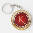 Search for gold and red key rings Elegant
