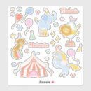 Search for cute circus animals stickers Elephant