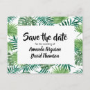 Search for palm leaves save the dates Greenery