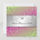 Search for fuschia and silver invitations Pink