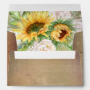 Search for sunflower envelopes Elegant