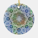 Search for sacred geometry christmas tree decorations Green
