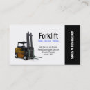 Search for forklift business cards Sales