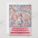 Search for princess 7th birthday invitations For her