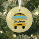 Search for school bus christmas tree decorations Driver