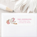 Search for stork return address labels Pink