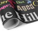 Search for funny 40th birthday wrapping paper Typography