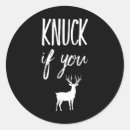 Search for funny deer hunting stickers Whitetail