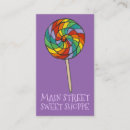 Search for lollipop business cards Sweets