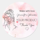 Search for business woman stickers Pink