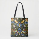 Search for strawberries tote bags William morris
