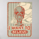 Search for i believe in ufos posters Extraterrestrial