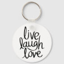 Search for live laugh love key rings Happiness