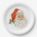 Search for santa claus paper plates Retro