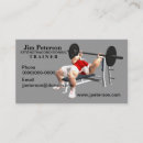 Search for strength business cards Fitness