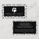 Search for bone white business cards Dog walker