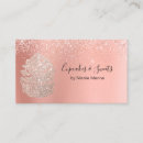 Search for gold cupcake business cards Catering