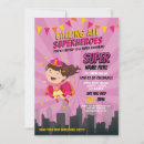 Search for super girl invitations Superhero