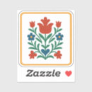 Search for bohemian folk art stickers Flowers