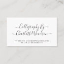 Search for calligraph business cards Modern