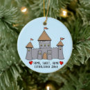 Search for fairytale christmas tree decorations Castle