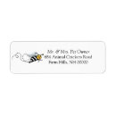 Search for bumble bee return address labels Simple