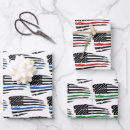 Search for fire gift wrap Thin red line