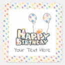 Search for happy birthday balloons stickers Colourful
