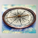 Search for nautical map posters Seashell