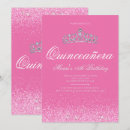 Search for pretty quinceanera invitations Pink