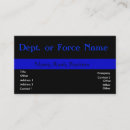 Search for blue fire business cards Police