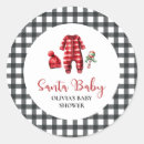 Search for santa baby stickers Red