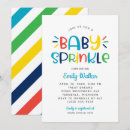 Search for sprinkle baby shower invitations Stripes
