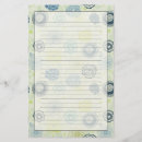Search for floral border stationery paper Antique