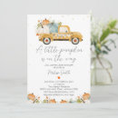 Search for pumpkin truck invitations Gender neutral