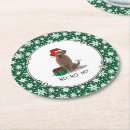 Search for funny dog coasters Santa