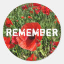 Search for remembrance poppy stickers Red