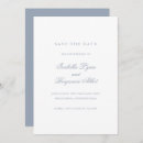 Search for dusty blue save the dates Calligraphy