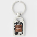 Search for cowhide key rings Western