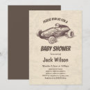 Search for race car baby shower invitations Vintage