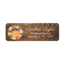 Search for bohemian bridal shower return address labels Fall floral