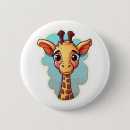 Search for giraffe cartoon badges Animal