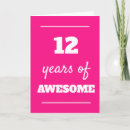 Search for funny 12th birthday cards Twelve
